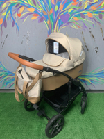 Коляска  BELLA LIFE (2 в 1) (RIKO BASIC) 04 Latte (капучино)