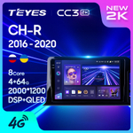 Teyes CC3 2K 9"для Toyota C-HR 2016-2020