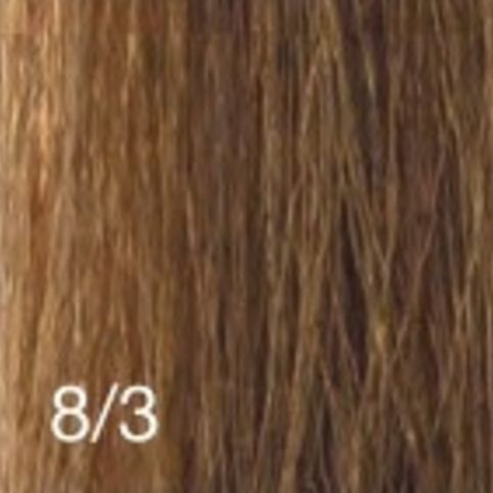 8/3 светлый блондин золотистый краситель для волос Lisap LK OPС 100 мл.