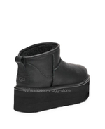 ULTRA MINI PLATFORM LEATHER-black