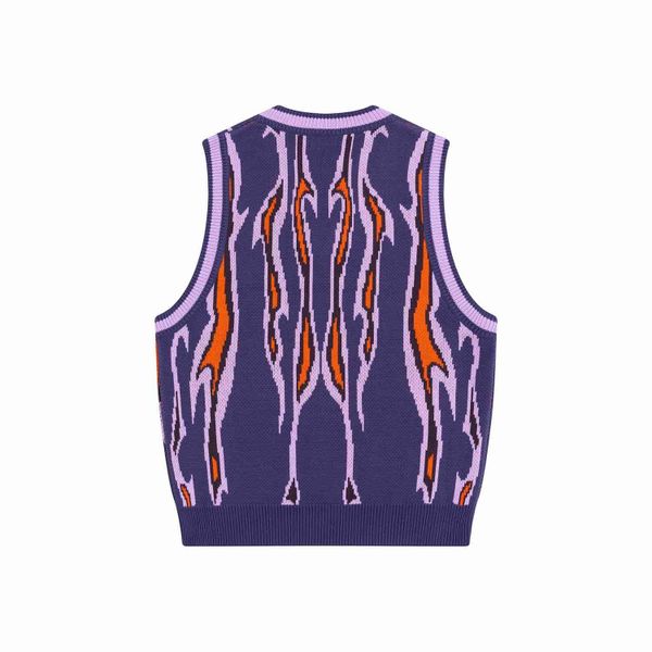 Жилет Вязаный Hellcome темно-фиолетовый - фото 2