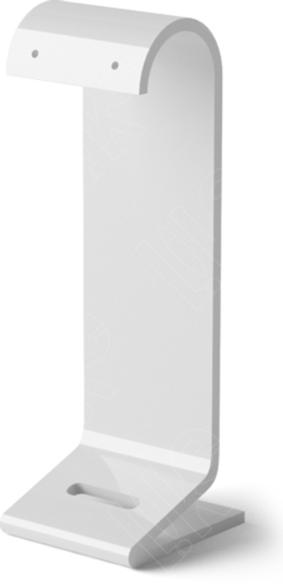 Подставка для гарнитура/кобра/2 отверстия/ячейка/ПЭТ карман для бирки/Н-130 мм.