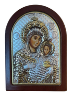 Икона Богородицы Вифлеемская, в посеребреном окладе