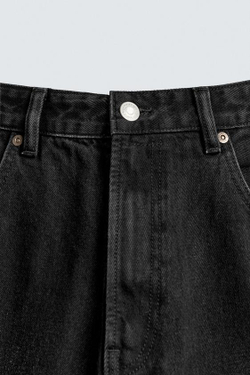 ZARA ДЖИНСЫ BAGGY FIT, УГОЛЬНЫЙ