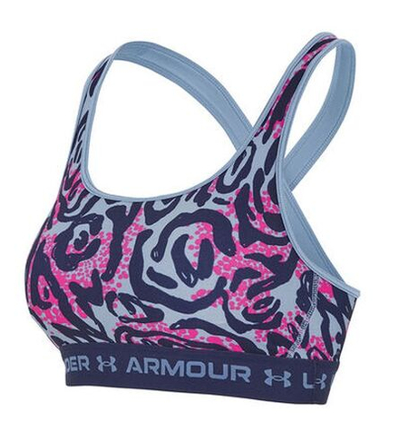 Теннисный бюстгальтер Under Armour Crossback Mid Print Sports Bra