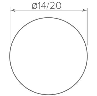 320 белый Заглушка самоклеющаяся F20(1л.=28шт)