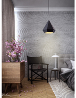 Pendant design lamp  Diamond by NEO/CRAFT (Silver)