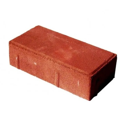 Брусчатка Кирпичик 200x100x60 мм красный