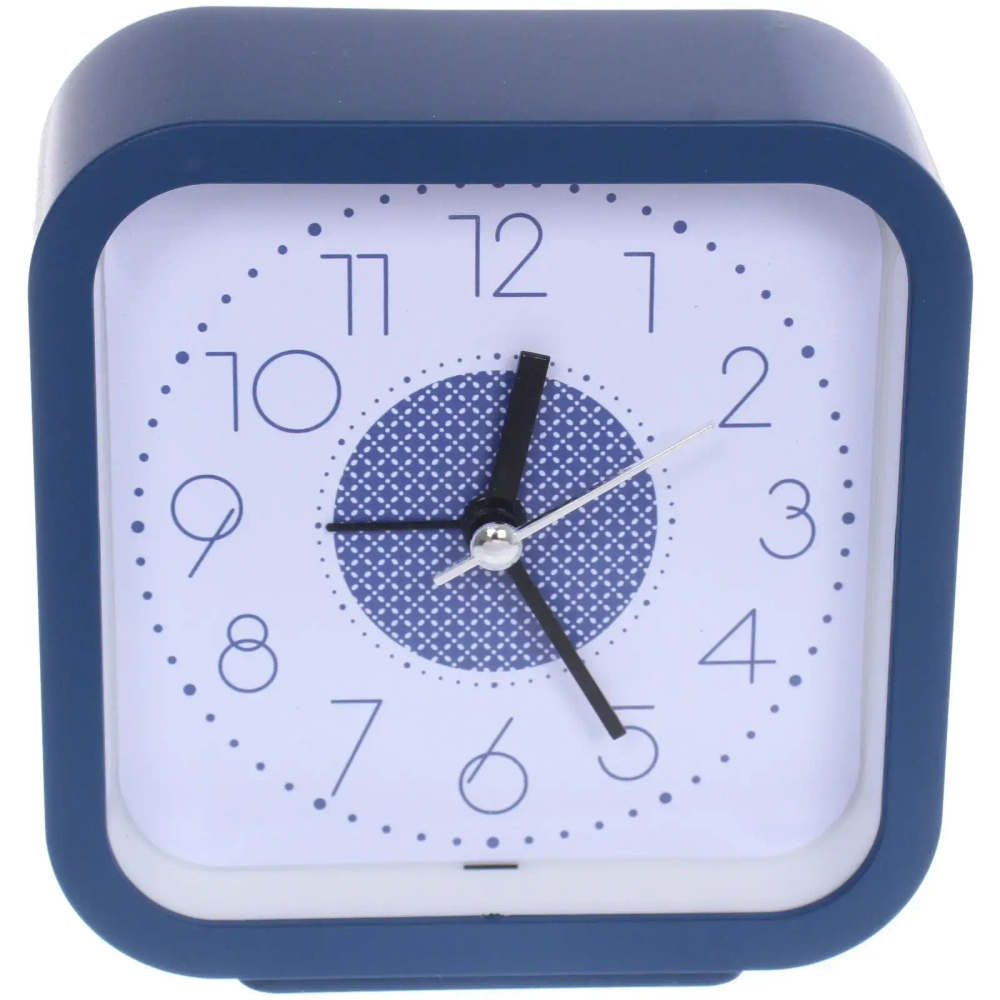 Будильник «Авалон» 10*10*4,3см, микс цветов