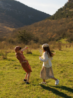 Юбка удлинённая Mjölk Leopard, из муслина