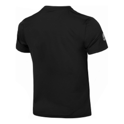 Мужское теннисное поло Hydrogen Tech Tiger T-Shirt Men - Black, Silver