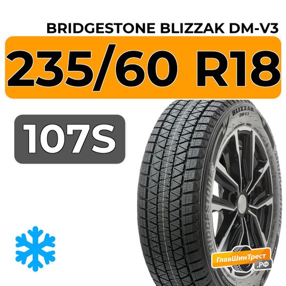 Bridgestone Blizzak DM-V3 235/60 R18 107S