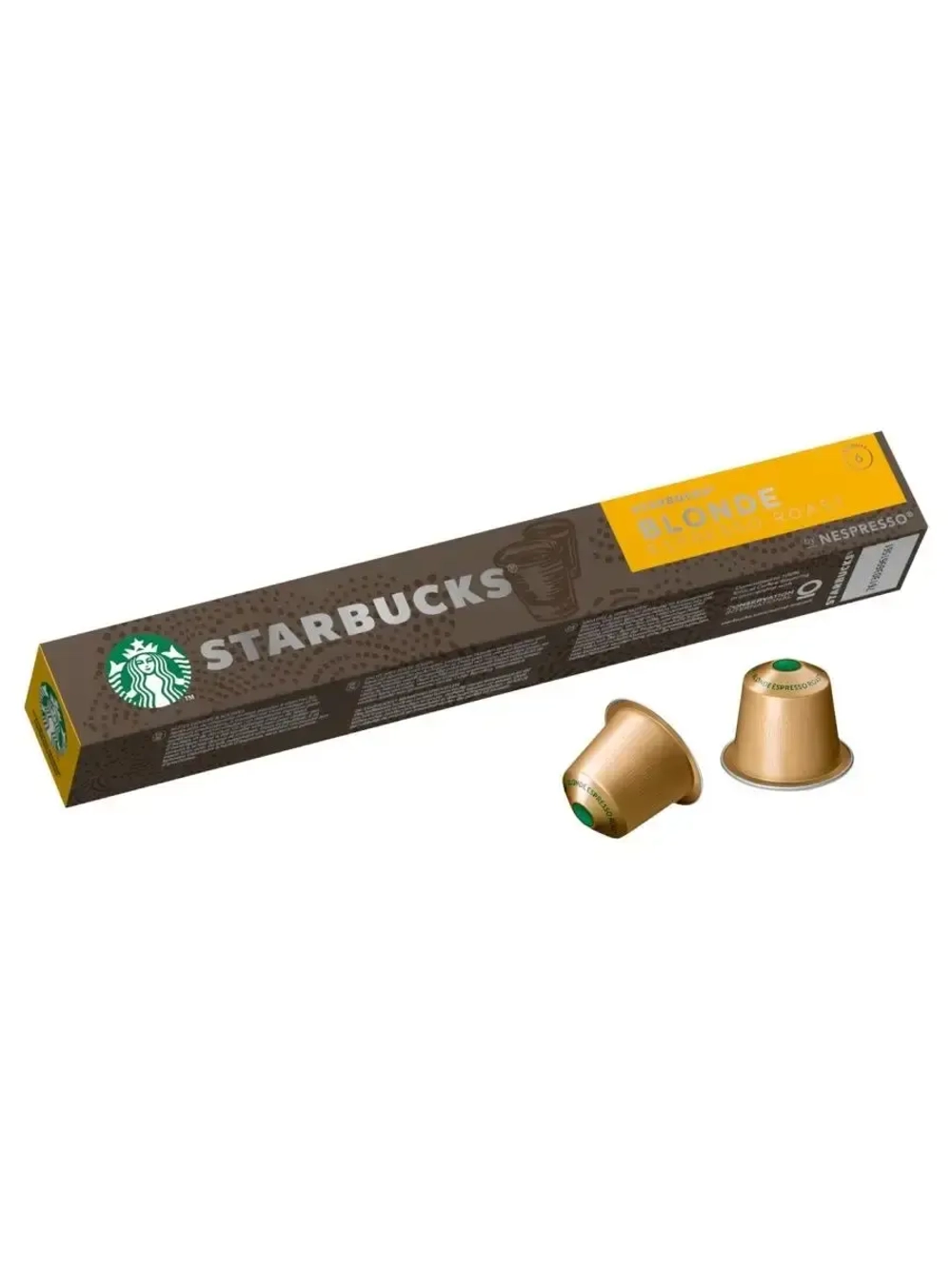 Капсулы Starbucks Blonde Espresso для системы Nespresso