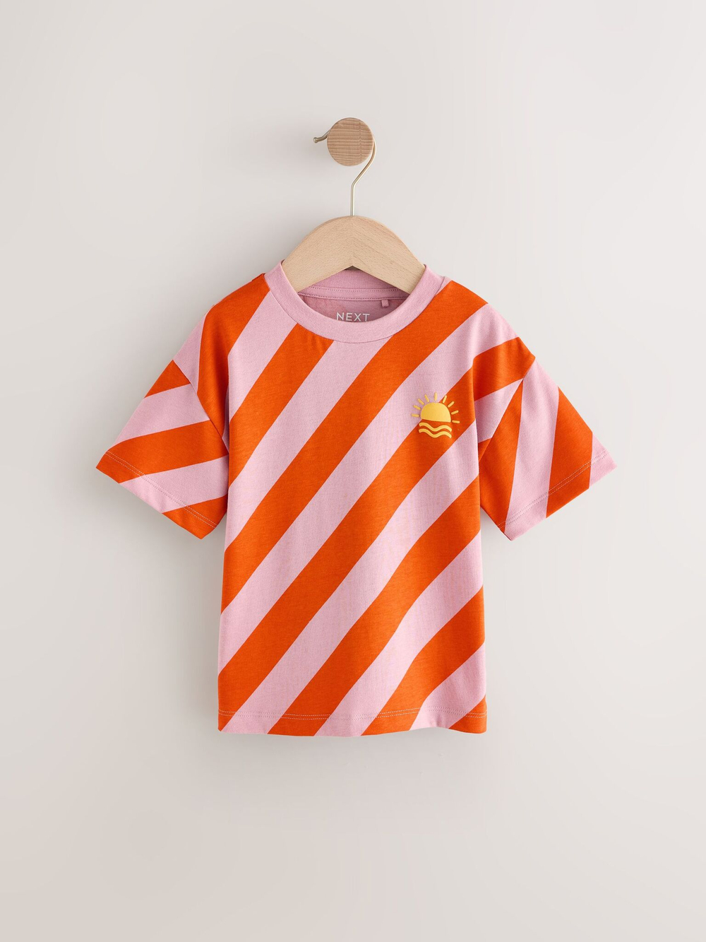 Футболка для мальчика Next E83-342, Розовый, Красный