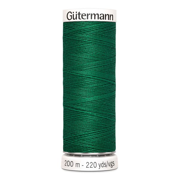 Нитки универсальные Gutermann Sew-all 100 (200 метров), 5 кат. | 402 изумрудно-зеленый
