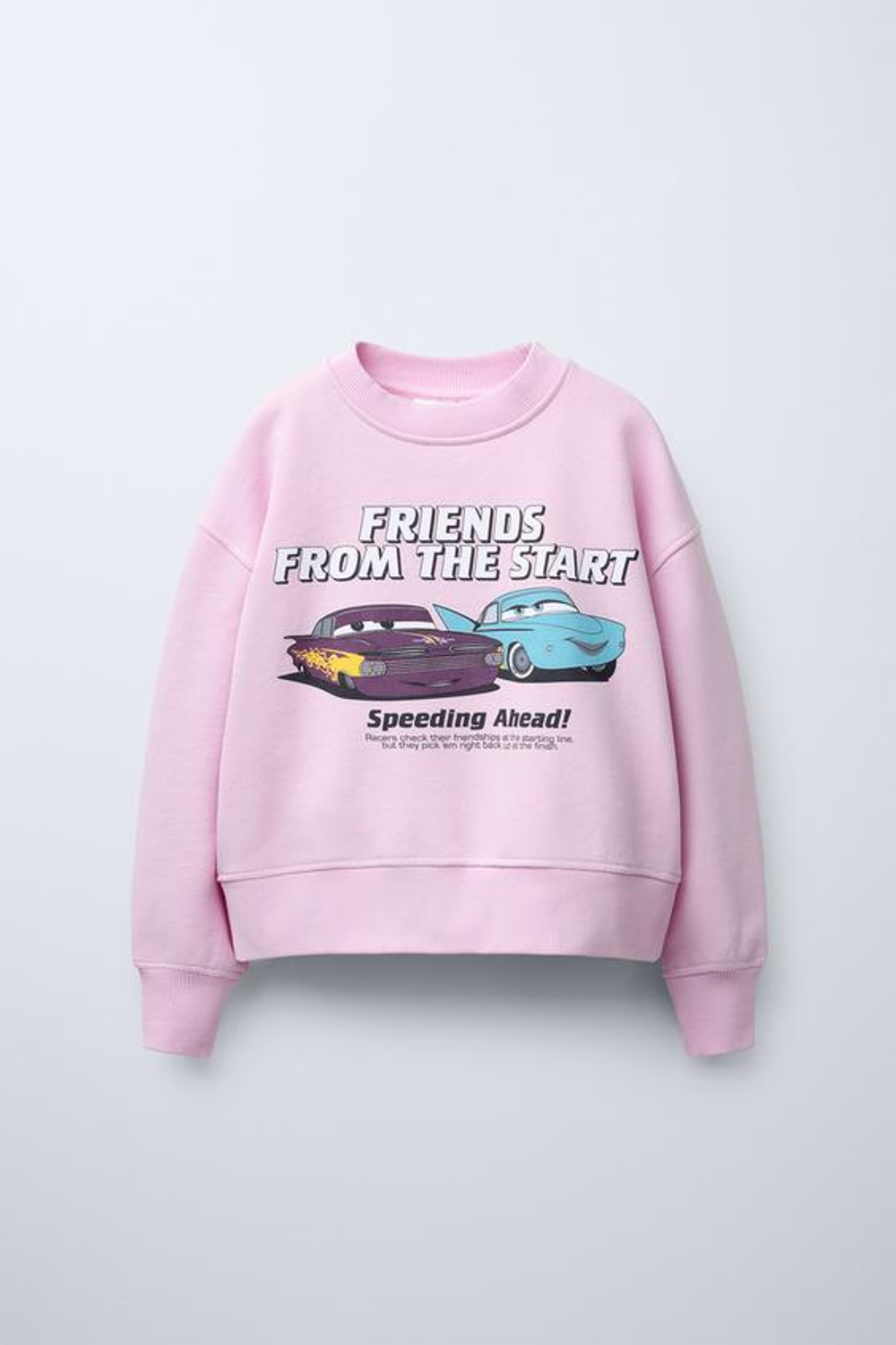 ZARA ТОЛСТОВКА С ПРИНТОМ CARS © DISNEY, РОЗОВЫЙ