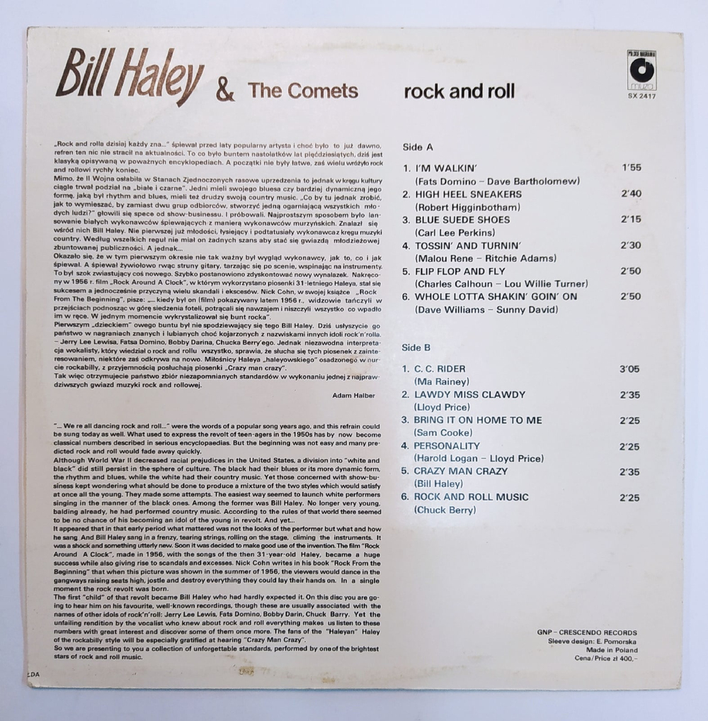 Bill Haley & The Comets Rock And Roll