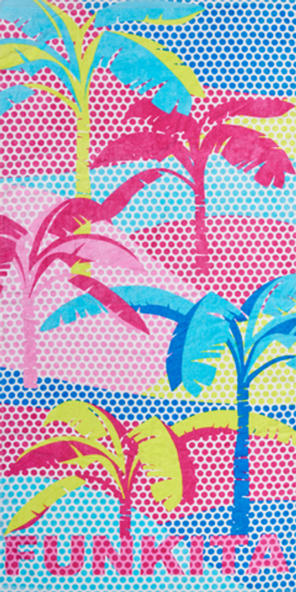 Хлопковое полотенце FUNKITA Poka Palm