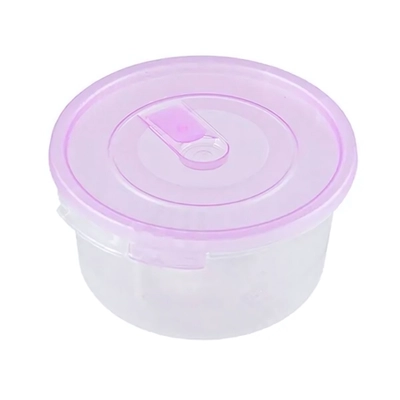 Контейнер для СВЧ 0,4л круглый с клапаном СМАЙЛ