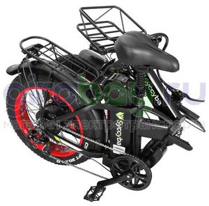 Электровелосипед Syccyba F10 Pro (48V/20Ah) - Красный обод фото №14