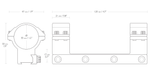 Кронштейн с кольцами D=30мм, BH=17мм, Hawke на планку 9-11мм (арт: 22111), Hawke