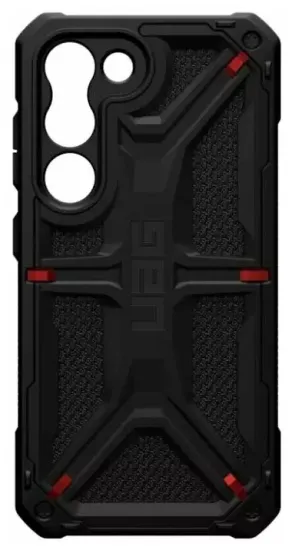 Чехол Uag Monarch для Samsung Galaxy S23, чёрный (Kevlar-Black)