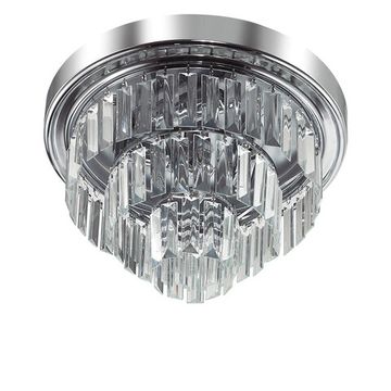 Люстра потолочная хрустальная 4*E14 8266/4C хром Zaha Lumion