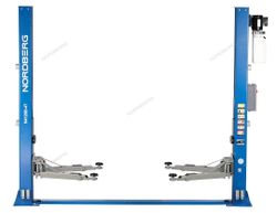 NORDBERG (N4120BE-4B) Подъемник 380V 2х стоечный 4т с электростопорами (синий)