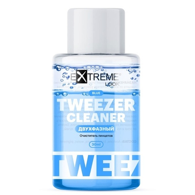 Extreme Look Средство для очистки пинцетов "Tweezer cleaner" BLUE, 30 мл.