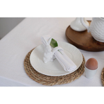 Кольцо для салфеток «Зайка», 9.1×4.3×10.5 см, доломит, белое