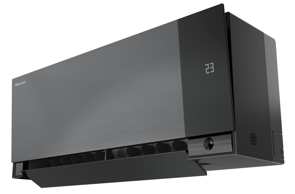 Инверторная сплит-система Hisense Sensation Slider Pro Carbon AS-13UW4RWMQK00(В), черный