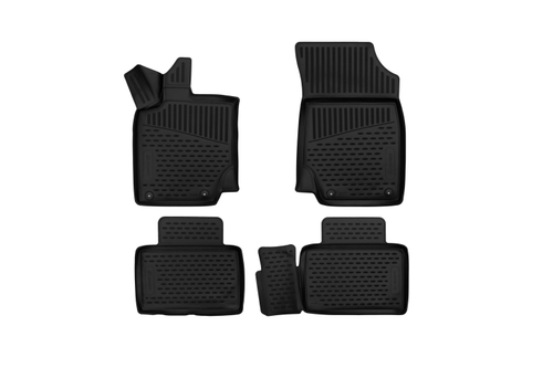 Коврики в салон для GEELY Atlas (I (NL-3)), 2016-2022, 4шт. (полиуретан) ELEMENT3D7518210K