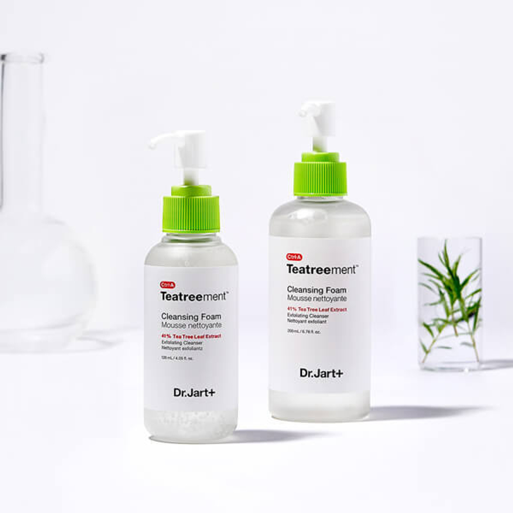 Лечебная гель-пенка для умывания с чайным деревом Dr.Jart+ Ctrl A Teatreement Cleansing Foam