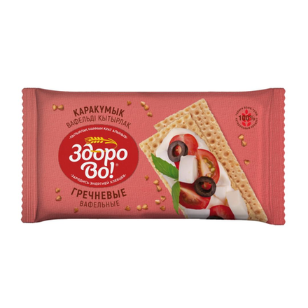 Хлебцы вафельные Здорово гречневые 70 гр