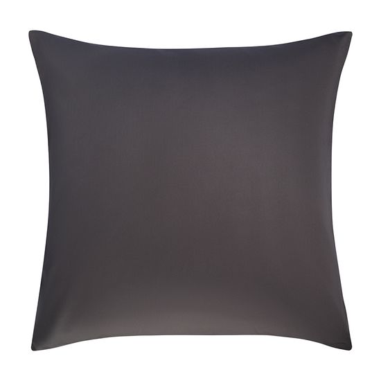 Набор наволочек из премиального сатина темно-серого цвета из коллекции essential, 70х70 см