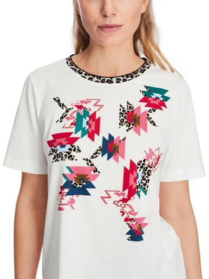 Marc Cain Футболка с абстрактным принтом