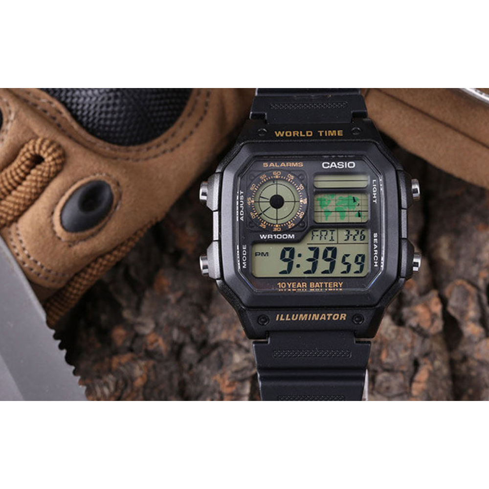 Часы CASIO YOUTH STANDARD 100, AE-1200WH-1B