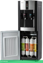 Кулер для воды AEL Aquaalliance H1s-LD Black/Silver (00446)