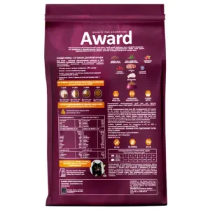 Сухой корм AWARD Sterilized для взрослых стерилизованных кошек с белой рыбой и добавлением семян льна, клюквы и цикория