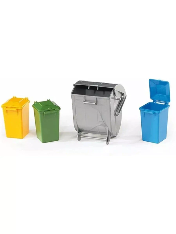 Набор мусорных контейнеров для мусоровозов Bruder 02607