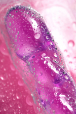 Двусторонний фаллоимитатор A-Toys Tanza фиолетовый 27,5 см