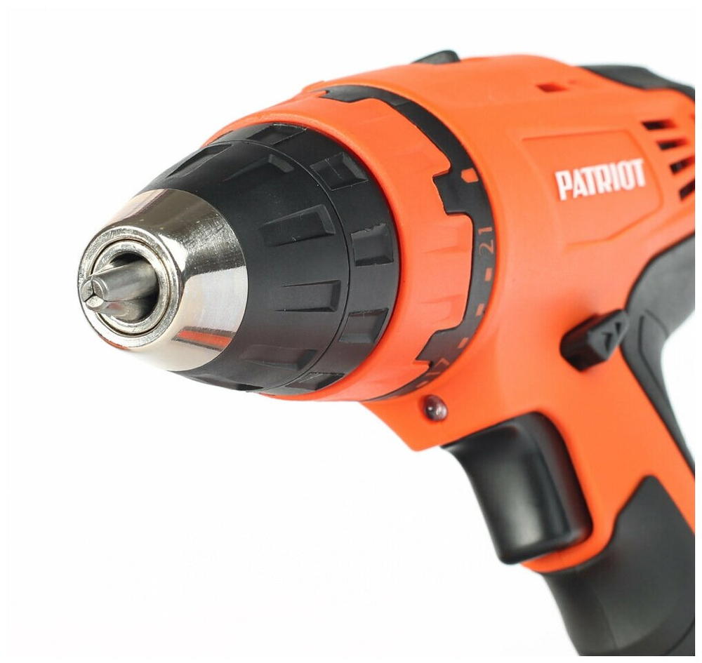 Дрель-шуруповерт аккумуляторная PATRIOT BR140Li, две АКБ Li-Ion 14.4В, 1,5 Ач, 47Нм (180301520)