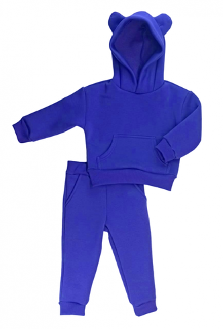 Спортивный костюм 0513/7 василек с ушками, 3хн