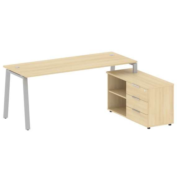 Метал Систем Рабочая станция с тумбой на А-образном м/к БА.РС-СТС-2.5 (R)