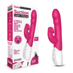 Розовый вибромассажер с клиторальной стимуляцией Clitoral Suction Rabbit - 24,5 см. (Цвет: розовый)