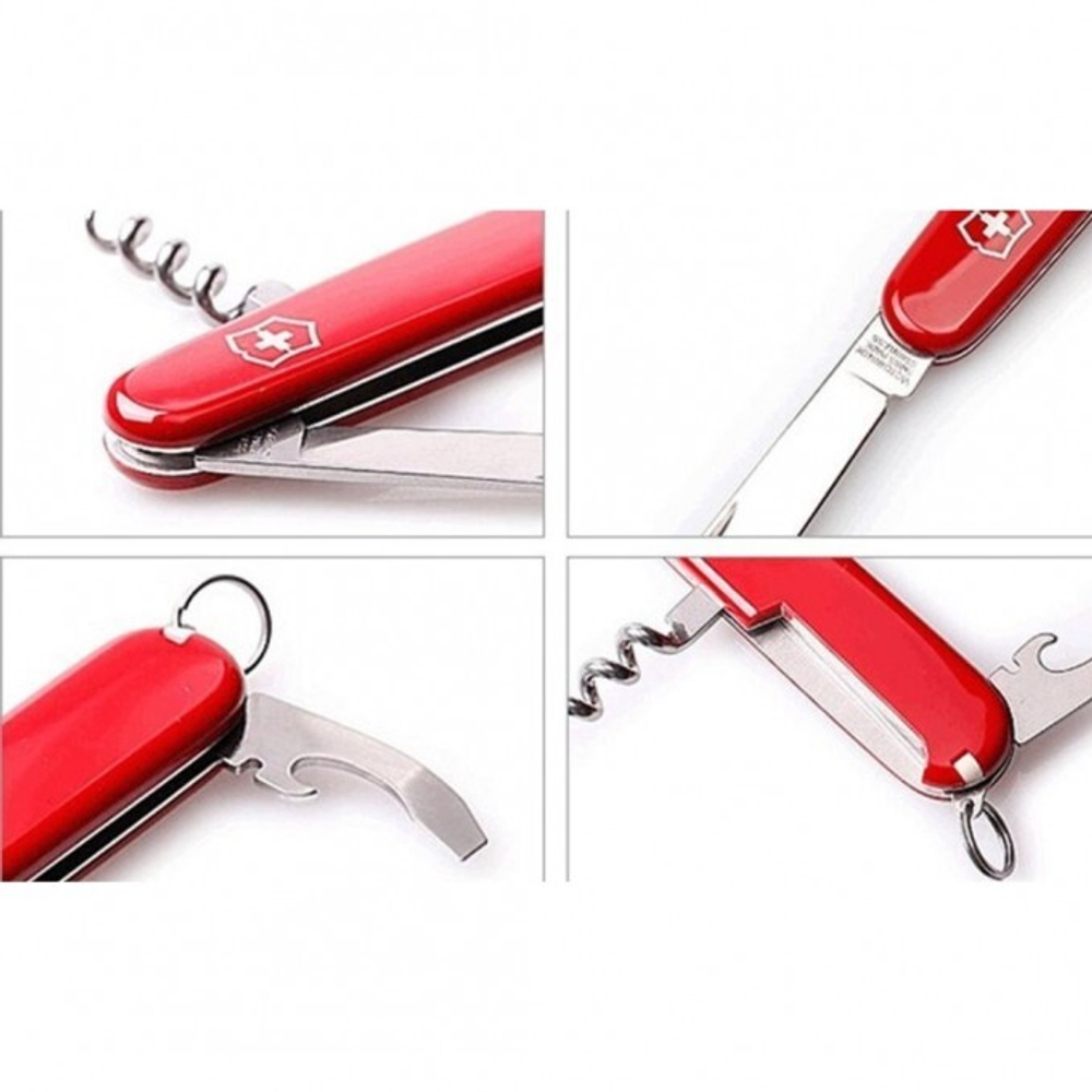 Нож Victorinox Waiter, 84 мм, 9 функций, красный