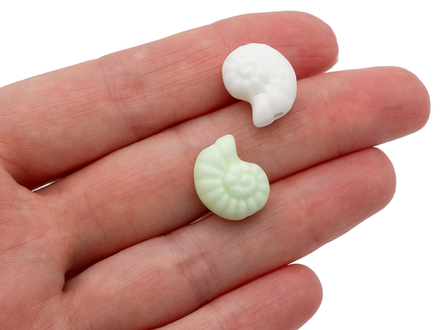 Бусина "Аммонит" 14,5мм, керамика