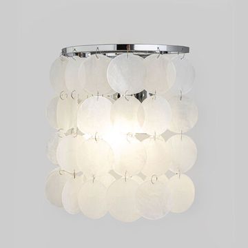 Бра с перламутром 1*Е27 60005/1 хром/перламутр Sandra Eurosvet