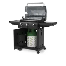 Газовый гриль Broil King Signet 320 Shadow, 3 горелки, чёрный