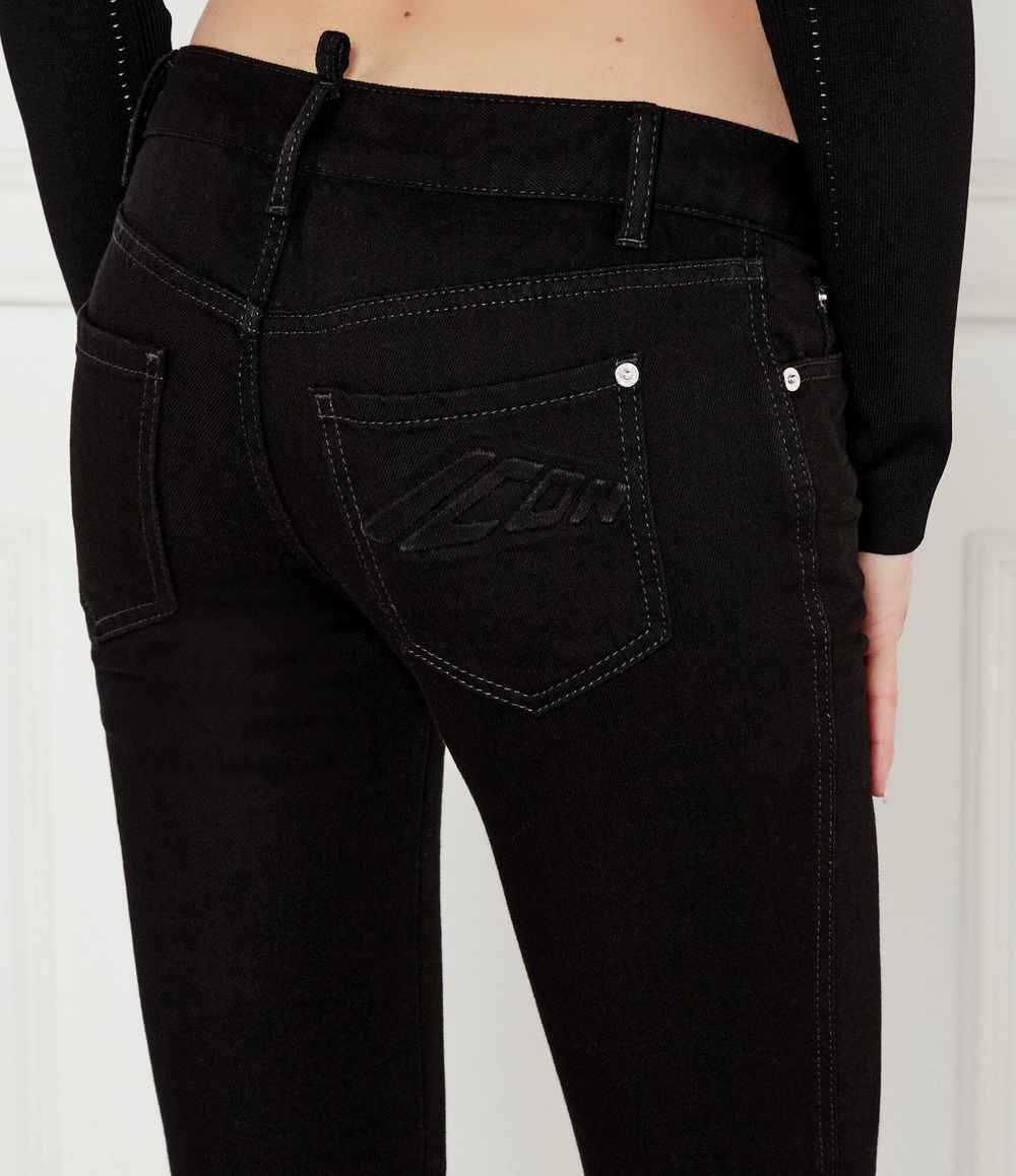 Джинсы Icon Trumpet Dsquared2 - черный(S80LA0074 S30564)